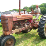 Dad on Tractor